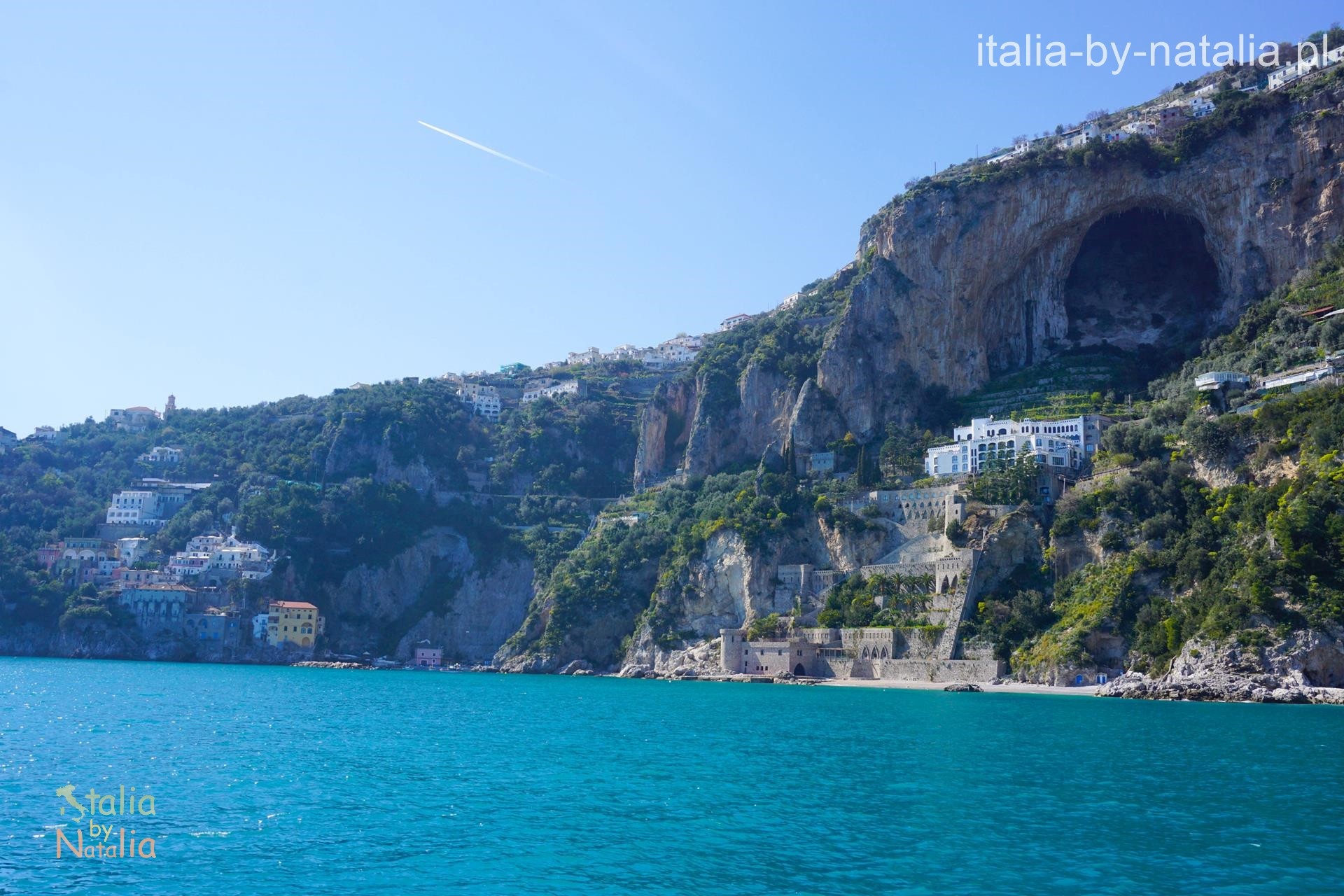 Wybrzeże Amalfi od strony morza