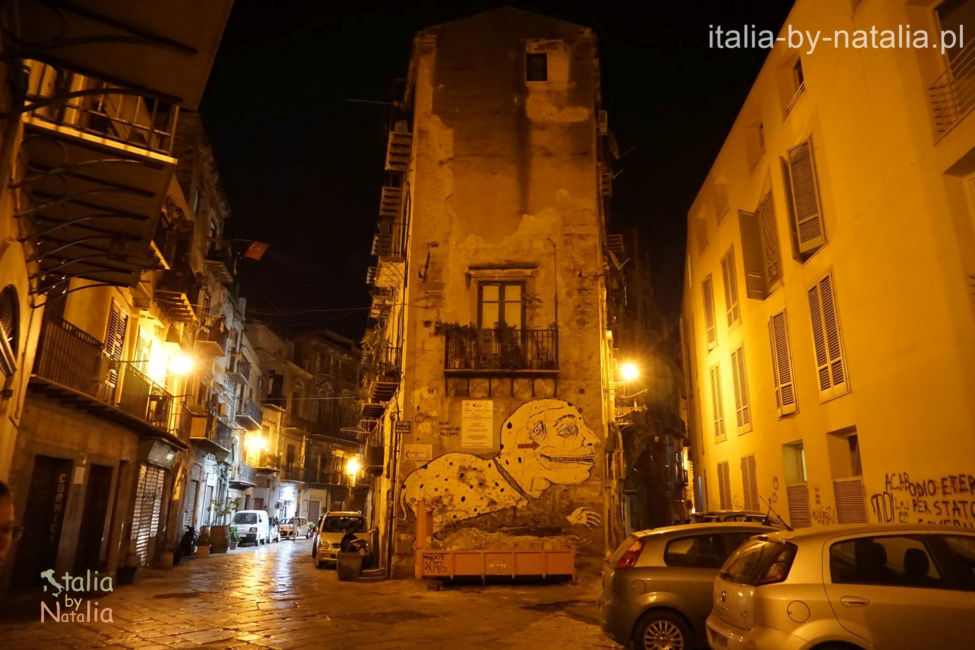 Ulice Palermo dzielnica Albergheria