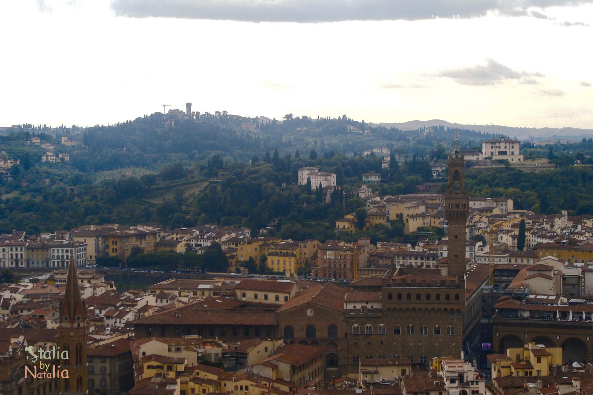 Florencja Katedra widok punkt widokowy panorama Najpiękniejsze widoki Toskanii