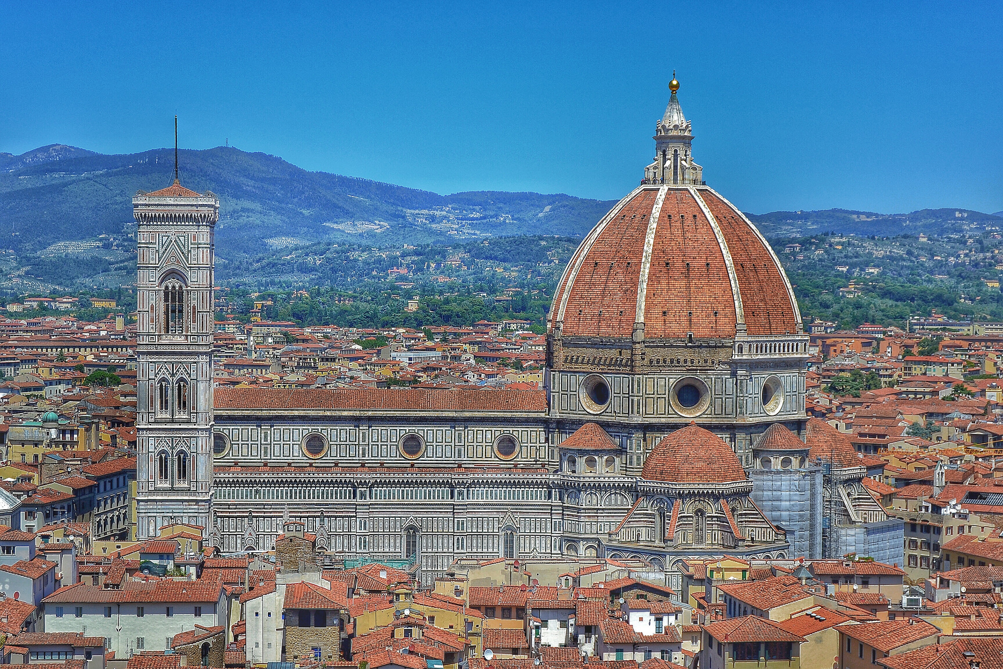 Florencja Katedra widok punkt widokowy panorama Palazzo Vecchio Najpiękniejsze widoki Toskanii