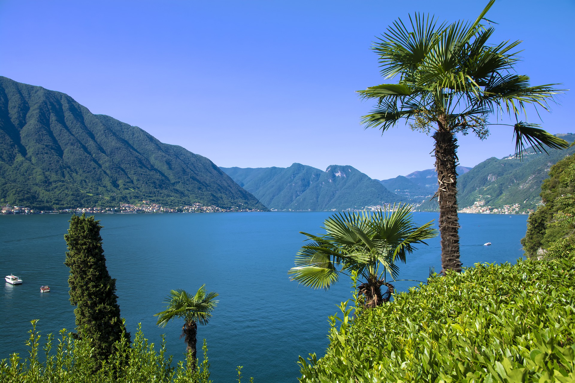 Jezioro Como panorama widok