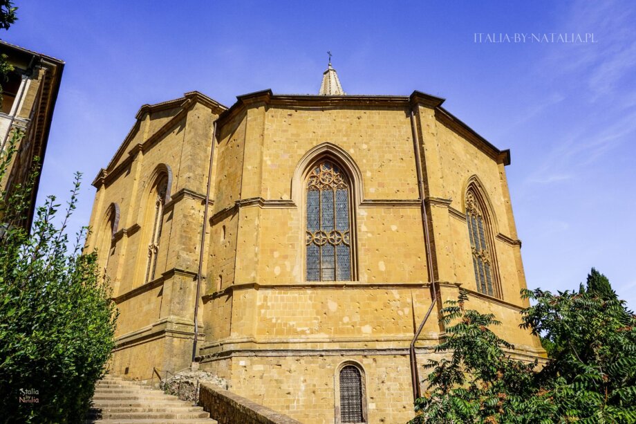 Pienza piękne miasteczko na wzgórzu perła Toskanii pośród wzgórz Val d'Orcia