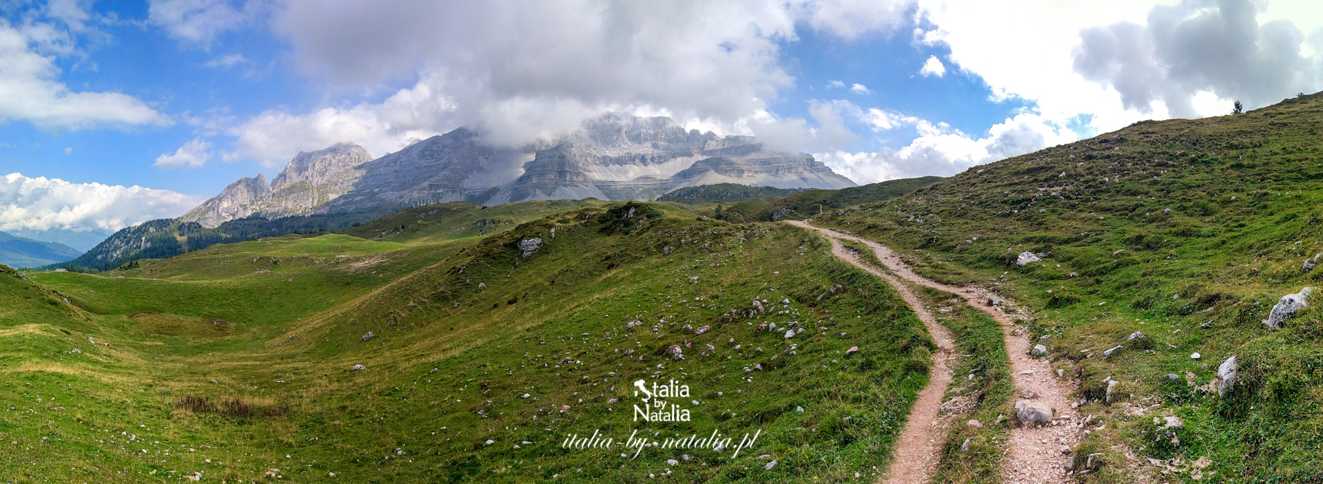 Łatwy szlak w Madonna di Campiglio Dolomity Groste Lago Spinale Monte Spinale Chalet Fiat mapa