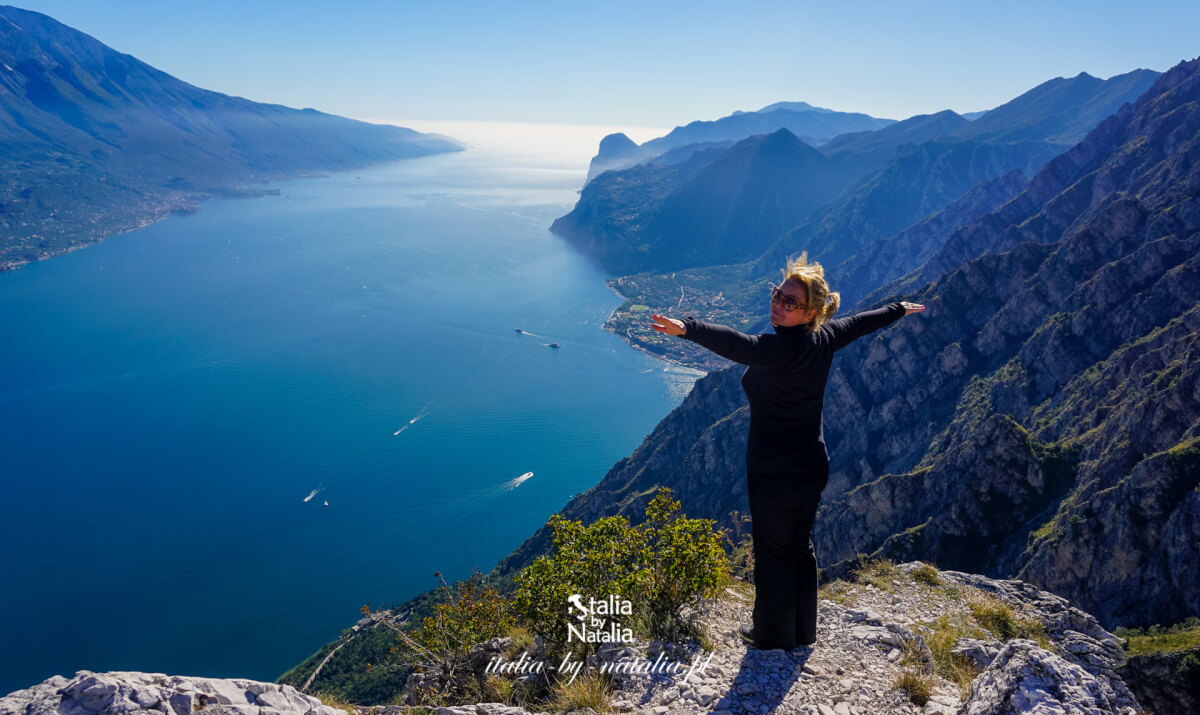 Punta Larici (Cima Larici) - najpiękniejszy punkt widokowy jeziora Garda. Pieszo i rowerem