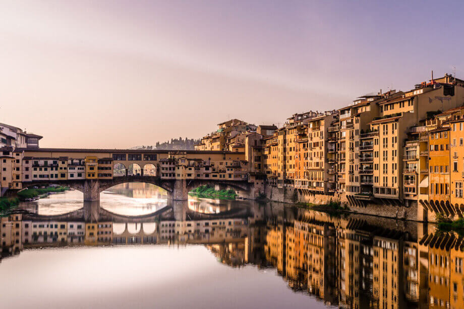 Most Złotników czyli Ponte Vecchio we Florencji