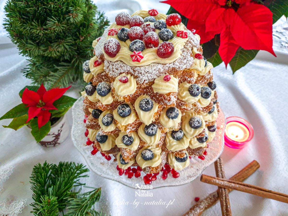 Pandoro - przepis na włoskie ciasto świąteczne w kształcie choinki