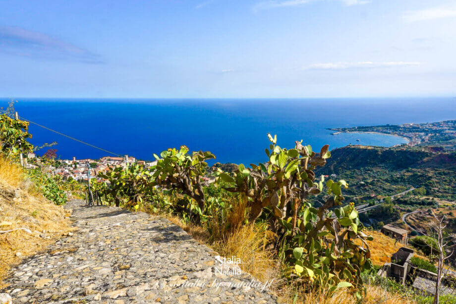 Ścieżka Saracenów z Castelmola do Taorminy - panoramiczny trekking z widokiem na morze i Etnę