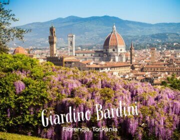 Giardino Bardini - ogród we Florencji ze słynnym tunelem z glicynii