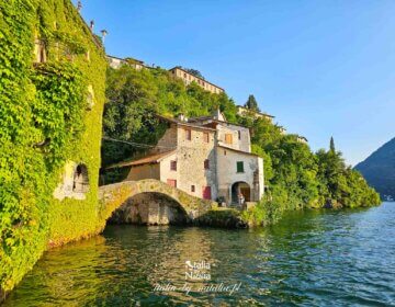 Nesso nad jeziorem Como - Orrido di Nesso i pocztówkowy Ponte della Civera